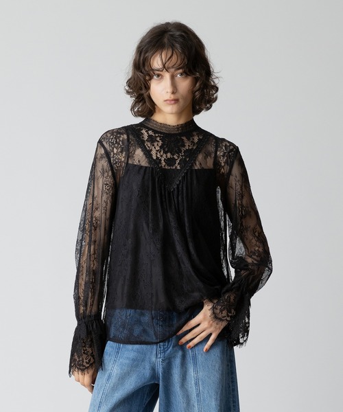 allureville シャツ ブラウス レースBOHOブラウス レディース 