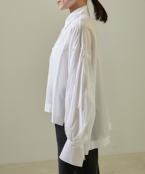 SALON adam et rope' ブラウス シャツ 「WEB限定カラー