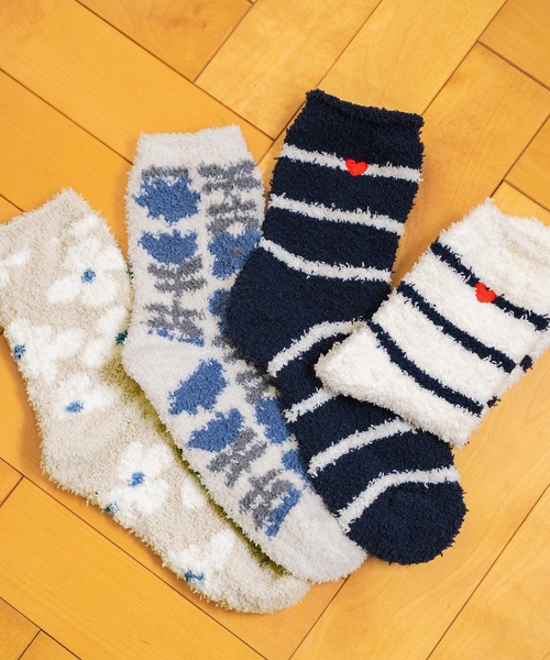 専用ページ　靴下　もこもこ Wpc. 靴下 Patterns ムームールームソックス レディース