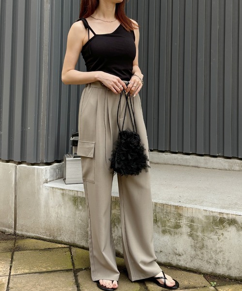 新品❤︎1er Arrondissement メタリックノースリーブタンク I-SOOK（アイスー） タンクトップ ノースリーブ 「ISOOK / アイスー