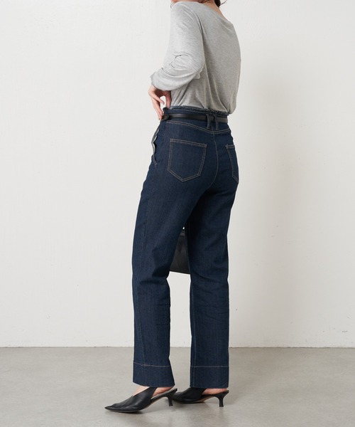 jena espace merveilleux センターシームデニムパンツ 累計販売7000本突破／革命デニム】センターシームデニムパンツ