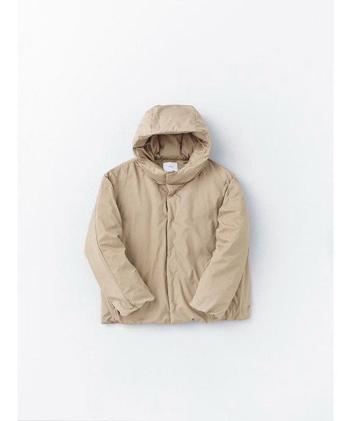 ダウンジャケット ダウン 「miffew/ミフュー」HIDDEN SNAP HOODED DOWN JACKET メンズの画像