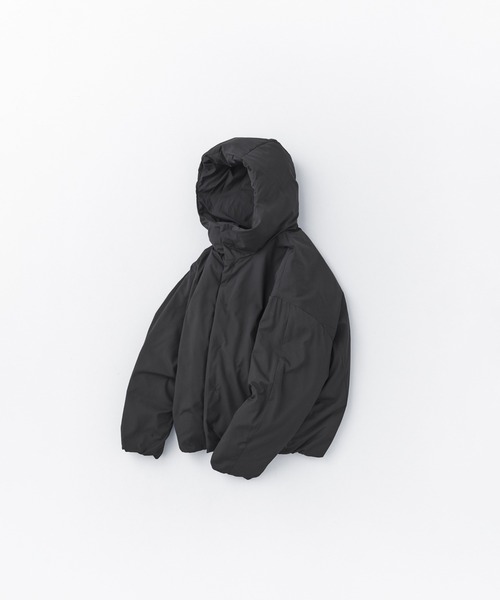 ダウンジャケット ダウン 「miffew/ミフュー」HIDDEN SNAP HOODED DOWN JACKET メンズの画像