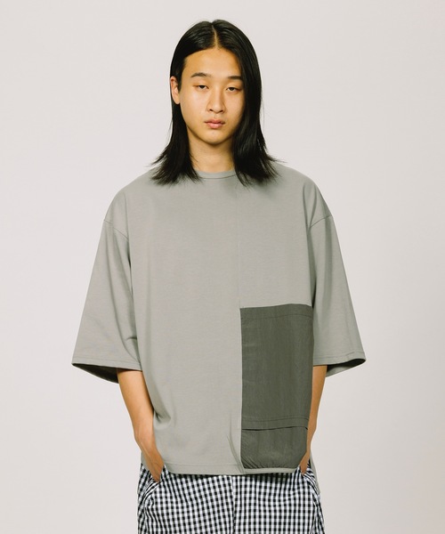 tシャツ パネルプルオーバー レディース メンズ