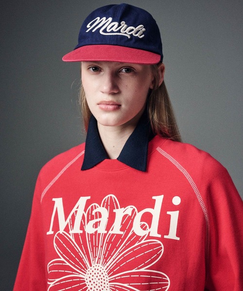 トレーナー スウェット SWEATSHIRT RAGLAN FLOWERMARDI レディース メンズ Mardi Mercredi トレーナー スウェット SWEATSHIRT RAGLAN