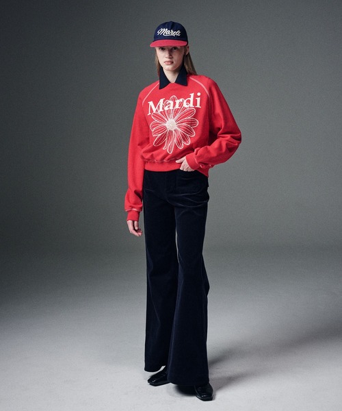 Mardi Mercredi トレーナー スウェット SWEATSHIRT RAGLAN