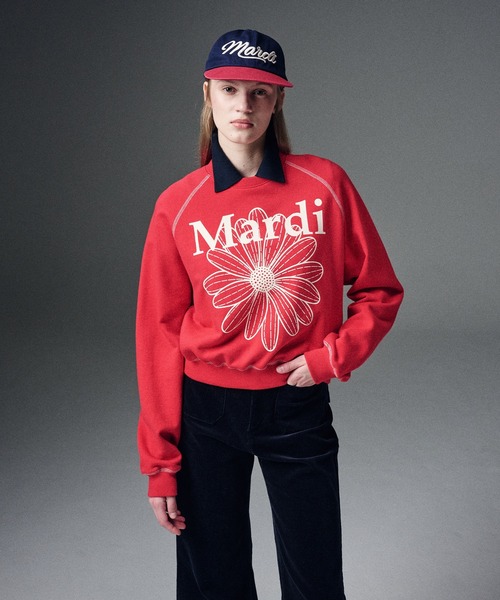 Mardi Mercredi トレーナー スウェット SWEATSHIRT RAGLAN