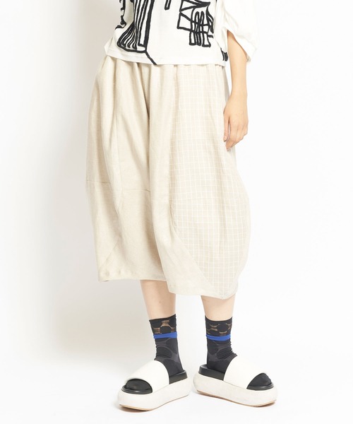 gomme パンツ Liミックス バルーンパンツ レディース メンズ