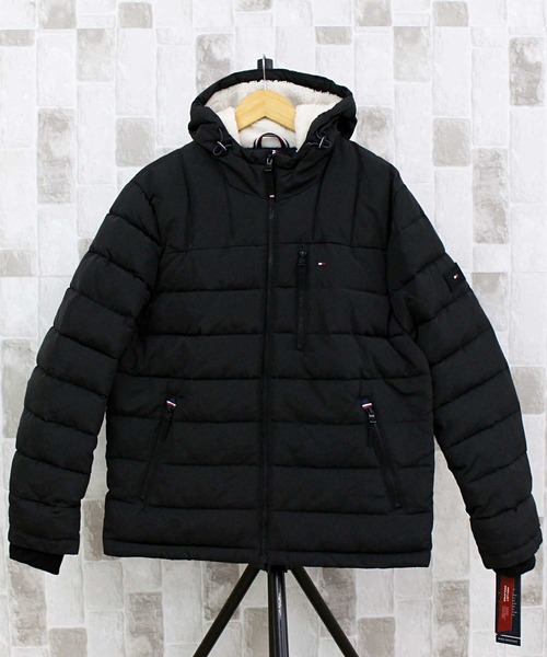 TOMMY HILFIGER ダウンジャケット ダウン シェルパフード