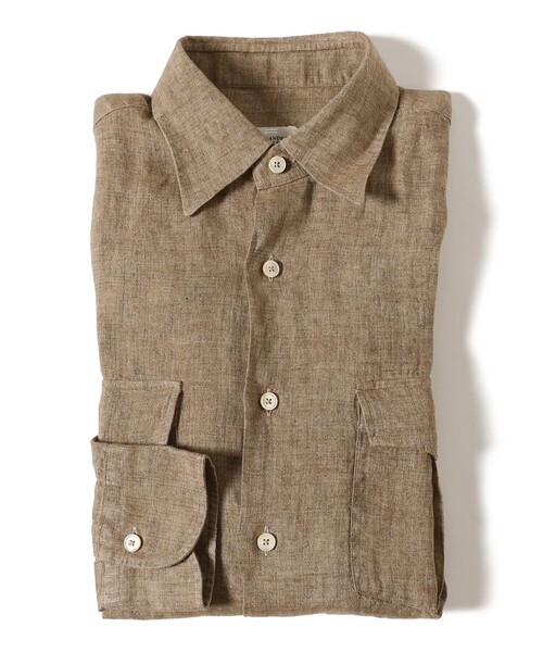 ALESSANDRO GHERARDI リネン長袖シャンブレーシャツ ALESSANDRO GHERARDI (アレッサンドロゲラルディ) Chambray