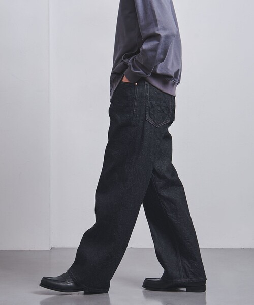 UNITED ARROWS & SONS バギーデニムパンツ　濃紺 UNITED ARROWS & SONS（ユナイテッドアローズアンドサンズ）の
