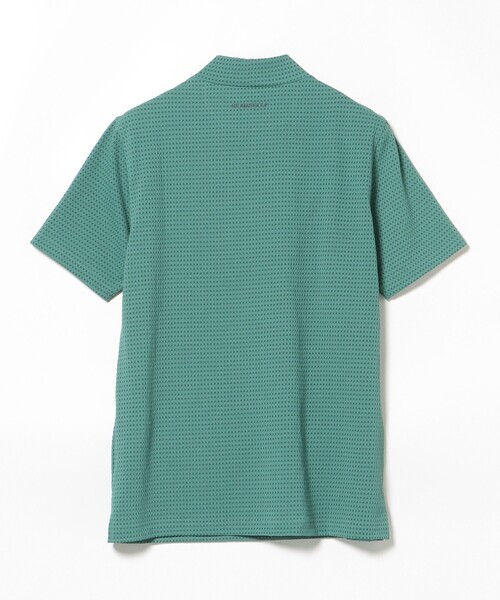 BEAMS GOLF tシャツ PURPLE LABEL / 格子柄 モックネックシャツ