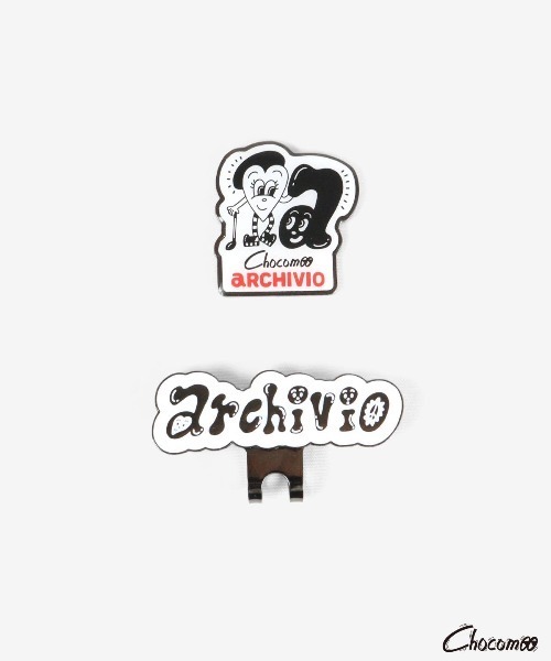 Chocomoo ゴルフ 「ARCHIVIO×Chocomoo」メタルマーカー レディース