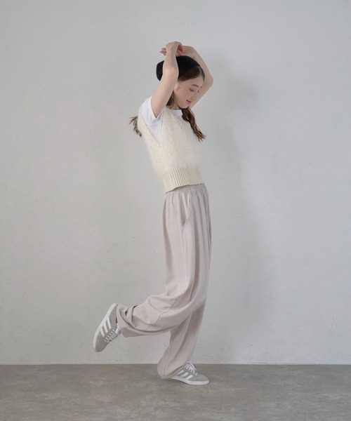 パンツ 「MINERTE」balloon drape easy pants / バルーンドレープイージーパンツ レディース | MINERTE | 10