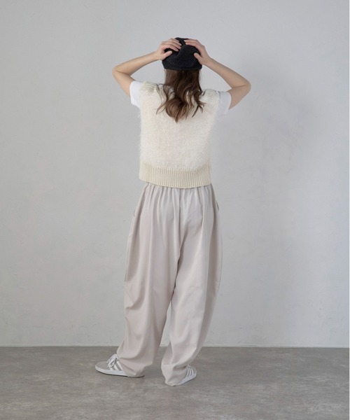 パンツ 「MINERTE」balloon drape easy pants / バルーンドレープイージーパンツ レディース | MINERTE | 11