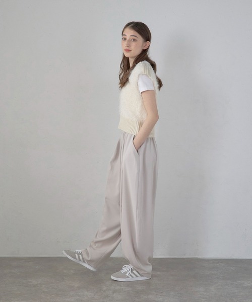 パンツ 「MINERTE」balloon drape easy pants / バルーンドレープイージーパンツ レディース | MINERTE | 15