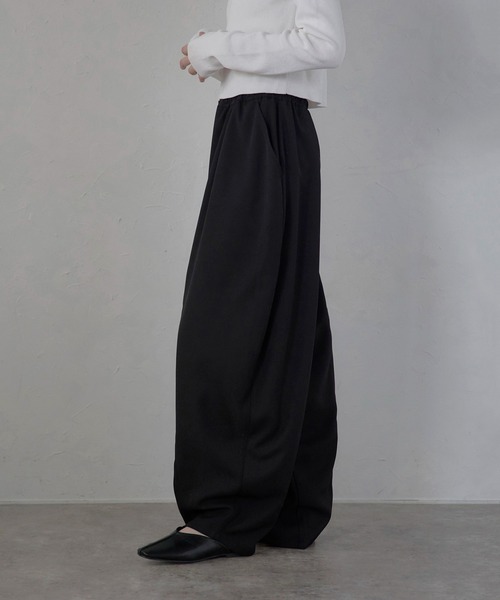 パンツ 「MINERTE」balloon drape easy pants / バルーンドレープイージーパンツ レディース | MINERTE | 17