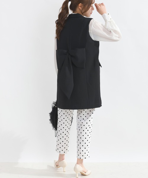 PICCIN（ピッチン） ベスト ジレ 「セットアップ可能」バックリボン