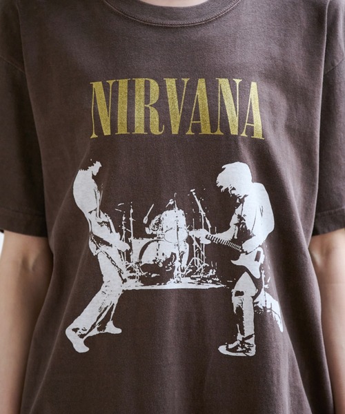 tシャツ 「GOOD ROCK SPEED/グッドロックスピード」ロゴT / ラメプリント / THE BEATLES / ビートルズ / NIRVA GOOD ROCK SPEED tシャツ 「GOOD SPEED/グッドロックスピード