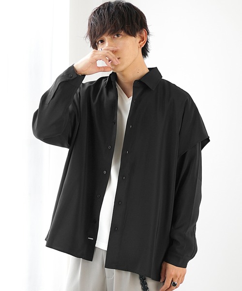 レア　90's MINORITY マイノリティ　裏原　one day 新品　M MinoriTY（マイノリティ） シャツ 「MinoriTY」さら艶オーバーサイズ