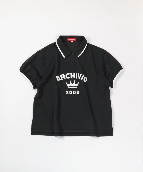 archivio（アルチビオ） ポロシャツ ポロ 「LADIES」パフスリーブUV