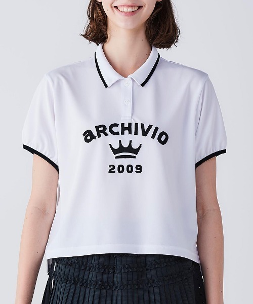 archivio（アルチビオ） ポロシャツ ポロ 「LADIES」パフスリーブUV