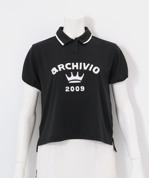 archivio（アルチビオ） ポロシャツ ポロ 「LADIES」パフスリーブUV