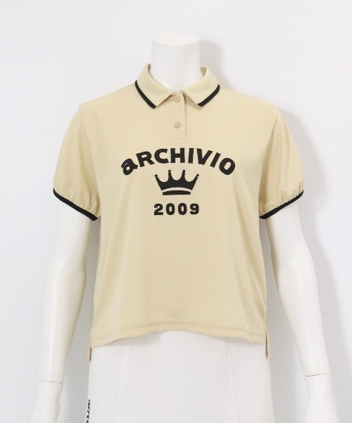 archivio（アルチビオ） ポロシャツ ポロ 「LADIES」パフスリーブUV