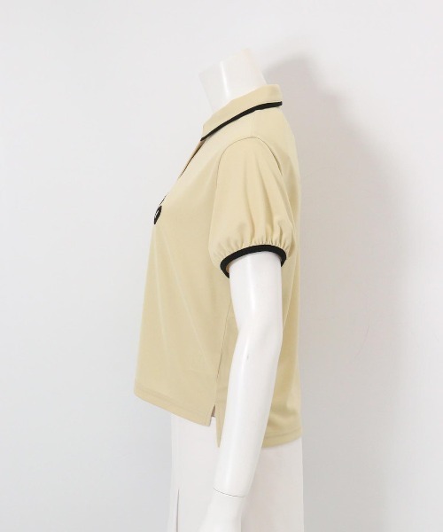 archivio パフスリーブポロシャツ 40 archivio（アルチビオ） ポロシャツ ポロ 「LADIES」パフスリーブUV