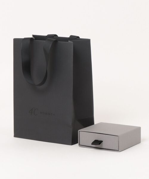 4℃ HOMME+（ヨンドシーオムプラス） ピアス シルバー ピアス/片耳用