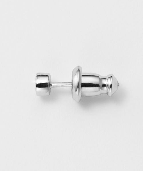 4℃ HOMME+（ヨンドシーオムプラス） ピアス シルバー ピアス/片耳用