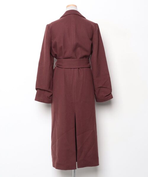 「CASA FLINE」 チェスターコート FREE ブラウン レディース_画像2