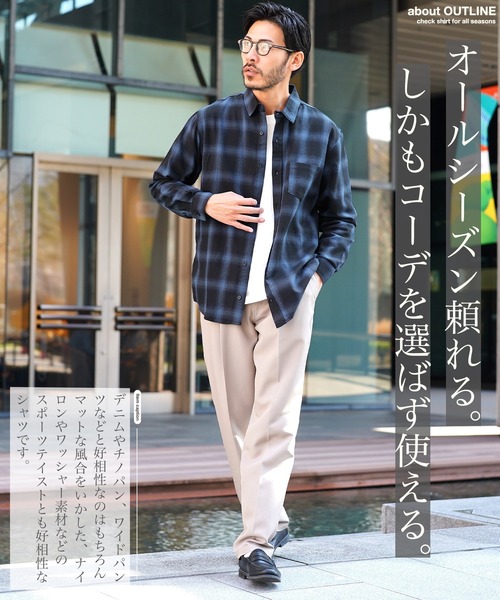 00s J.CREW オンブレ チェックシャツ 長袖シャツ レギュラーカラー JIGGYS SHOP（ジギーズショップ） シャツ オンブレーチェック