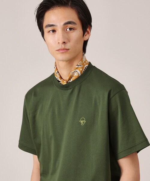 TAKEO KIKUCHI（タケオキクチ） tシャツ ワンポイント カラー刺繍 T