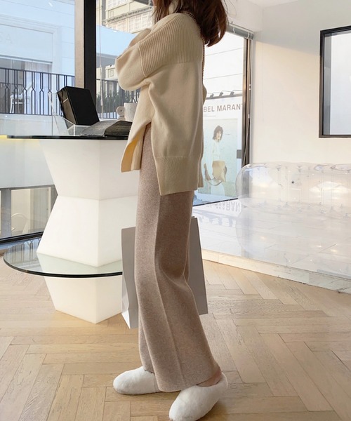 「Amulet」 イージーパンツ FREE ベージュ レディース_画像7