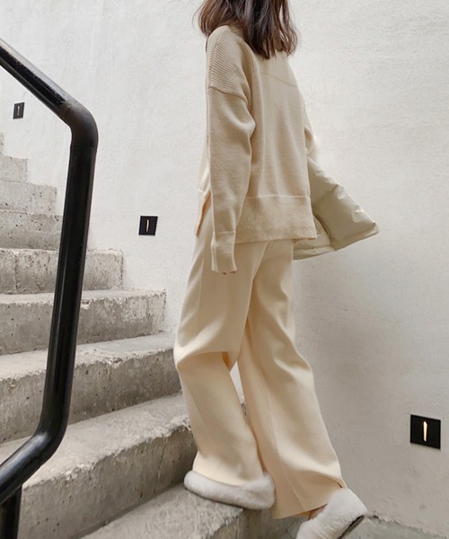 「Amulet」 イージーパンツ FREE ベージュ レディース_画像8