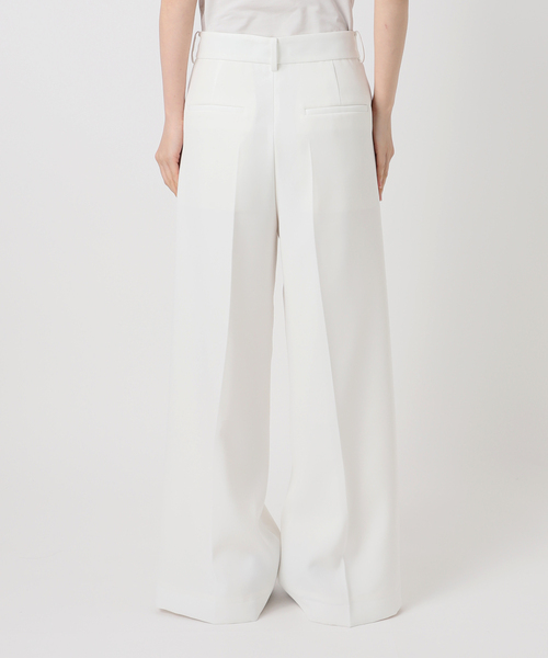 【Deuxieme Classe】ストレッチツイルタックパンツ サイズ36 白 Deuxieme Classe】ストレッチツイルタックパンツ サイズ36 白