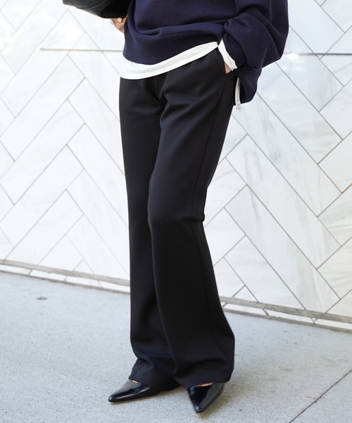 「Deuxieme Classe」 イージーパンツ 34 ブラック レディース_画像2