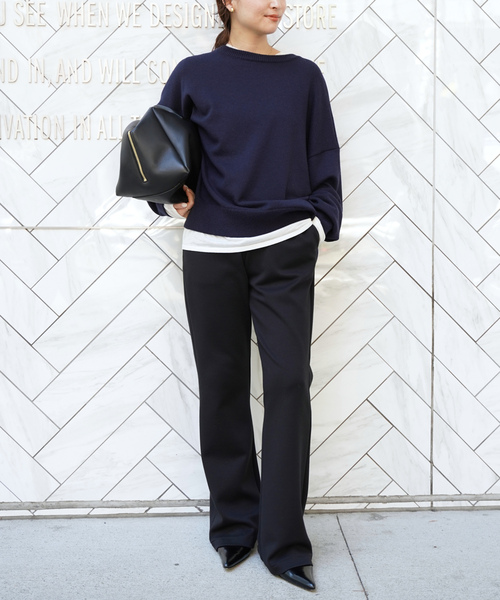 「Deuxieme Classe」 イージーパンツ 34 ブラック レディース_画像3