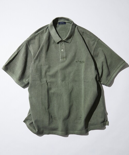 ✮ ZV　ポロシャツ　NAUTICA　マルチカラー　ゆるだぼ　2XL✮ バイカラー バーチカルロゴ ポロシャツ [全4色] – muta Online Store