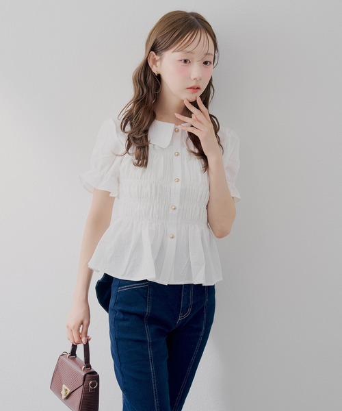 ANOTHER BRANCH OLIVE des OLIVE ブラウス シャツ 半袖 「シリーズ累計