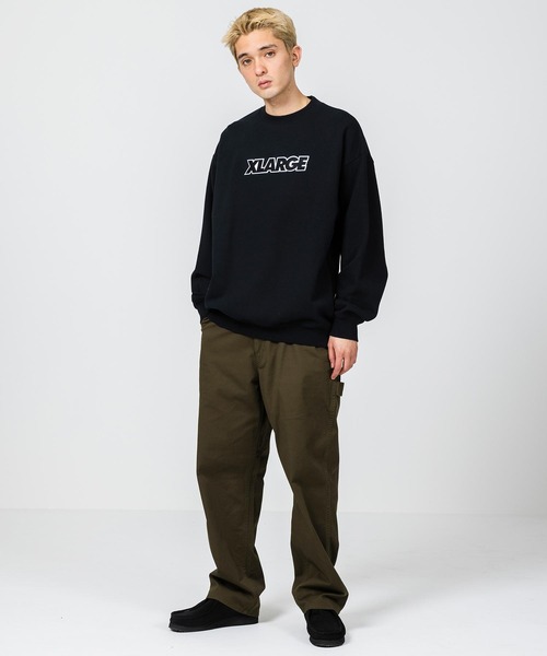 XLARGEスウェット XLARGE 「XLARGE」 スウェットカットソー L ベージュ メンズ