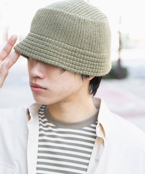 SENSE OF PLACE by URBAN RESEARCH 帽子 ハット ニットバケットハット