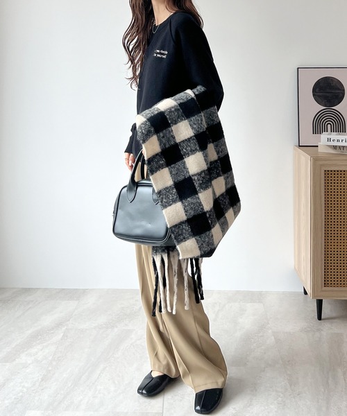 「Futier land」 長袖ニット FREE ライトグレー レディース_画像4