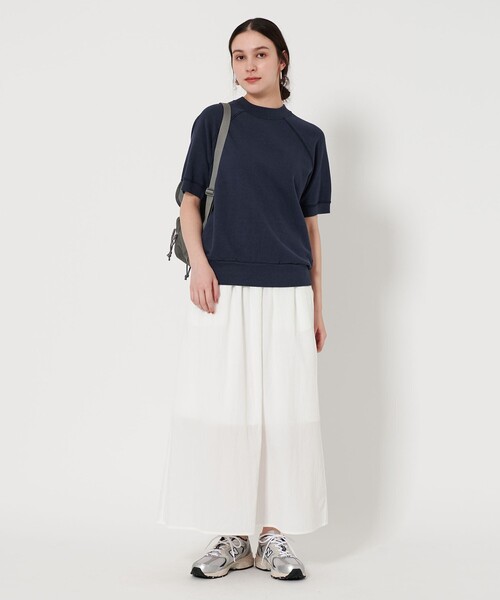 トレーナー スウェット コットン ラグランショートスリーブ スウェットプルオーバー レディース BEAUTY＆YOUTH UNITED ARROWS トレーナー スウェット コットン