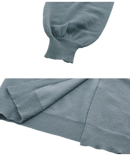 「ANAP」 ニットカーディガン FREE グレイッシュベージュ レディース_画像8