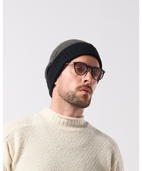 wjk ニット帽 ニットキャップ メンズ 2-way knit watch メンズ