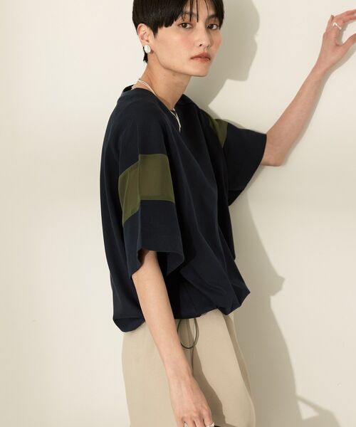 AMERICAN HOLIC（アメリカンホリック） tシャツ 異素材ライン切替プル