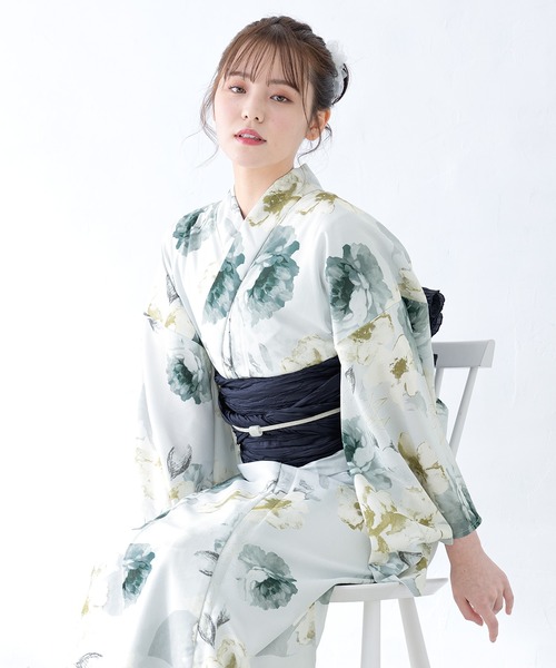 早い者勝ち！完売品！【floro by SOUBIEN】セパレート浴衣3点セット SOUBIEN 浴衣 floroセパレート浴衣セット 子ども キッズ （上着