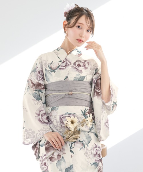 【再お値下げ】SOUBIEN　浴衣　セパレート　3点セット SOUBIEN 浴衣 “初心者でもプロの着姿”新二部式 セパレート浴衣3